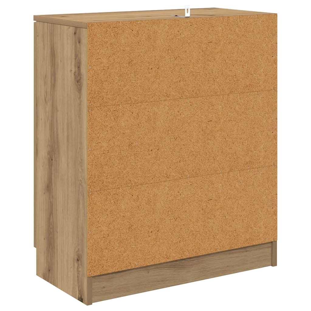 Komode 2 pcs Umjetnički hrast 60 x 30 x 70 cm Konstruirano drvo