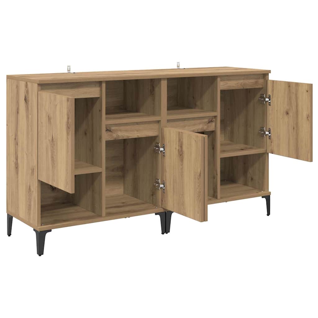 Komode 2 pcs Umjetnički hrast 60 x 35 x 70 cm Konstruirano drvo