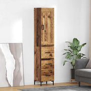 Highboard Staro drvo 34,5 x 34 x 180 cm Konstruirano drvo