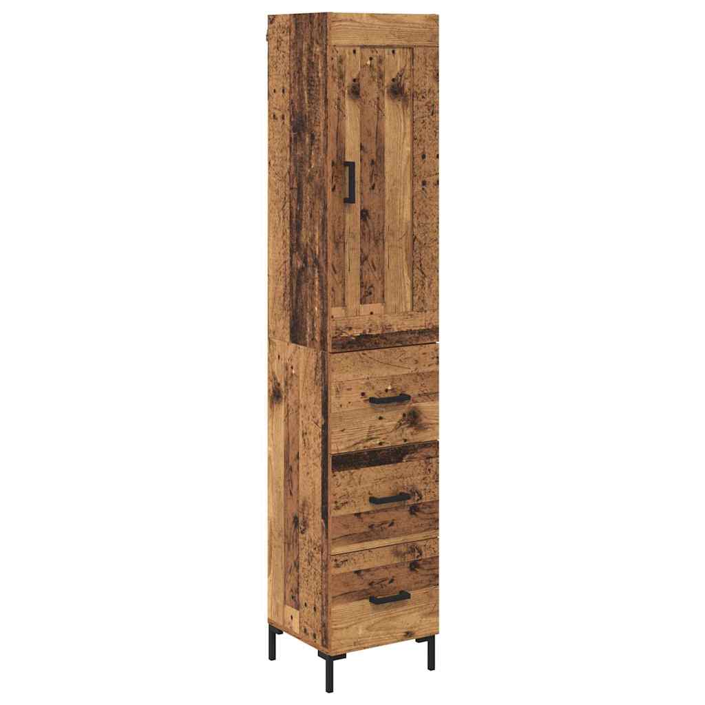 Highboard Staro drvo 34,5 x 34 x 180 cm Konstruirano drvo
