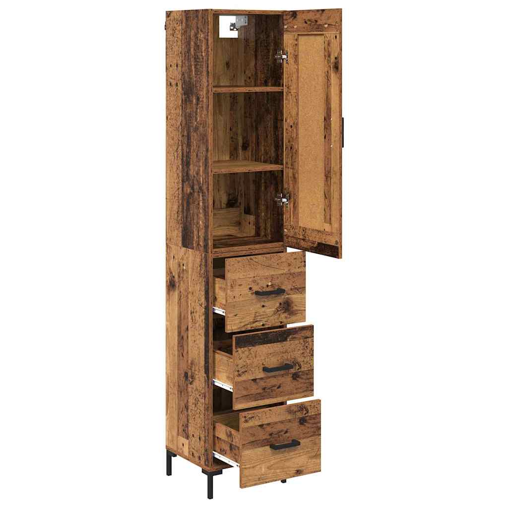 Highboard Staro drvo 34,5 x 34 x 180 cm Konstruirano drvo