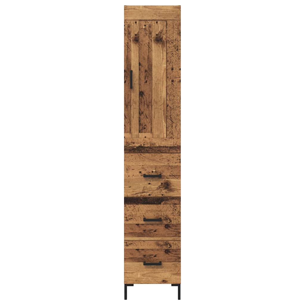 Highboard Staro drvo 34,5 x 34 x 180 cm Konstruirano drvo