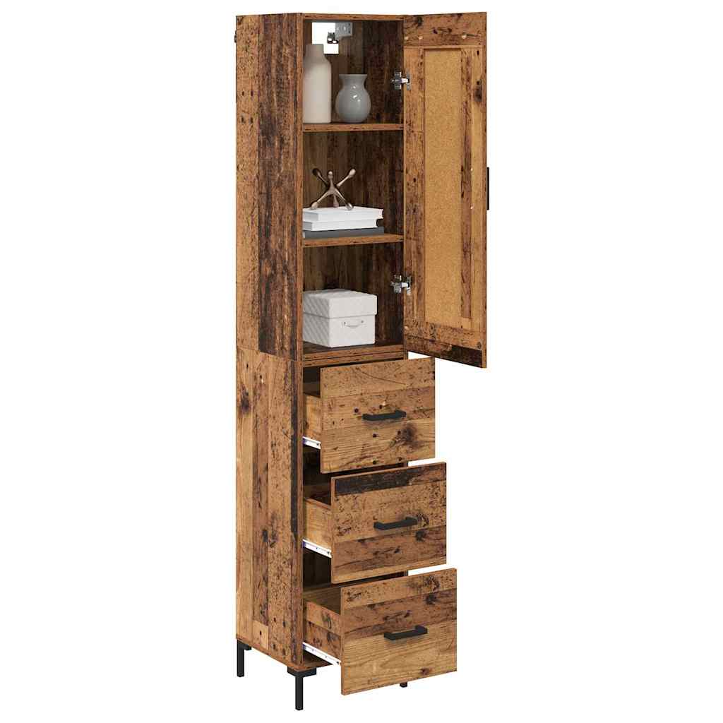 Highboard Staro drvo 34,5 x 34 x 180 cm Konstruirano drvo