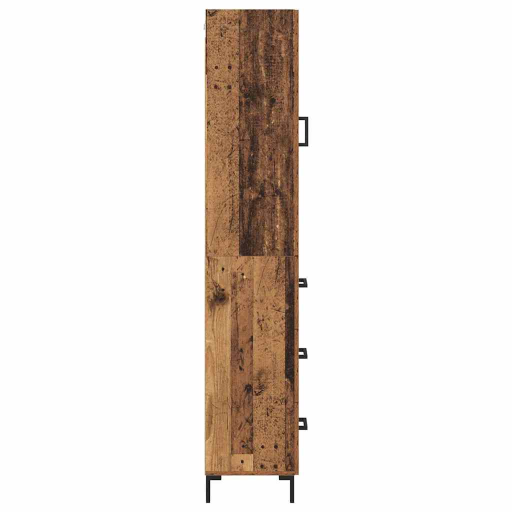 Highboard Staro drvo 34,5 x 34 x 180 cm Konstruirano drvo