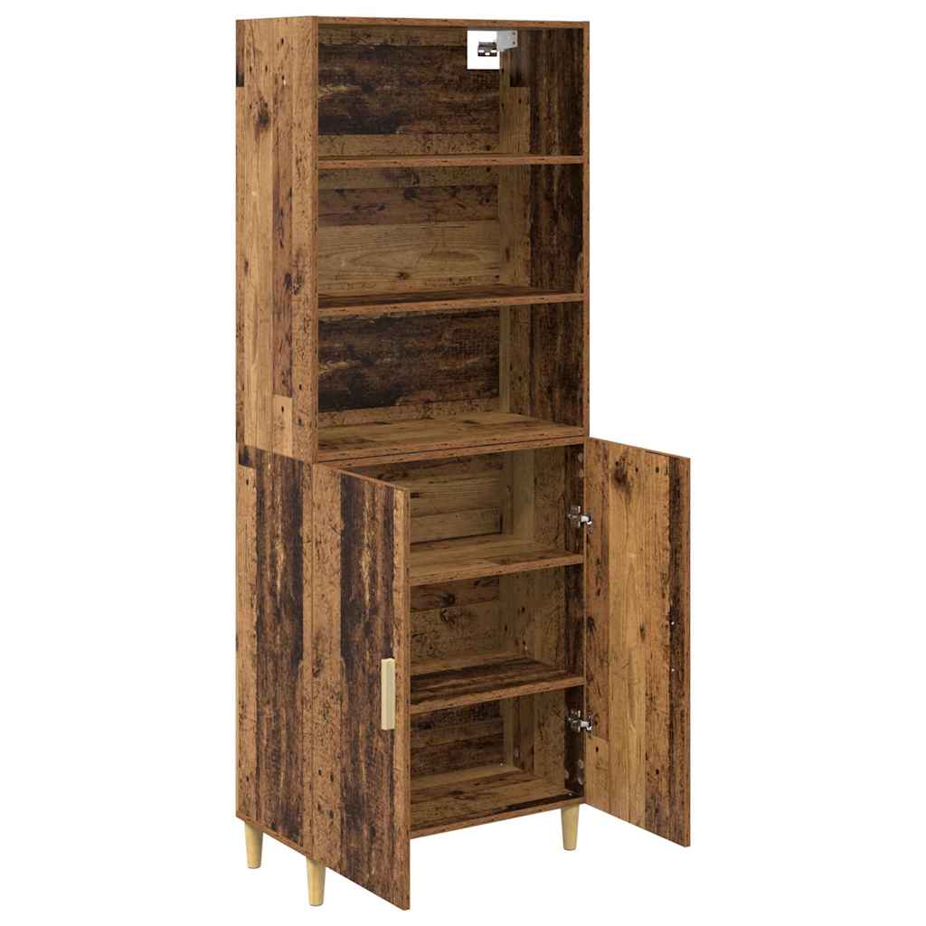 Highboard Staro drvo 69,5 x 32,5 x 180 cm Konstruirano drvo