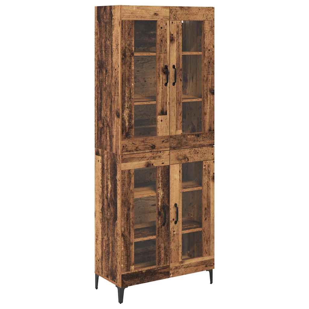 Highboard Staro drvo 69,5 x 34 x 180 cm Konstruirano drvo