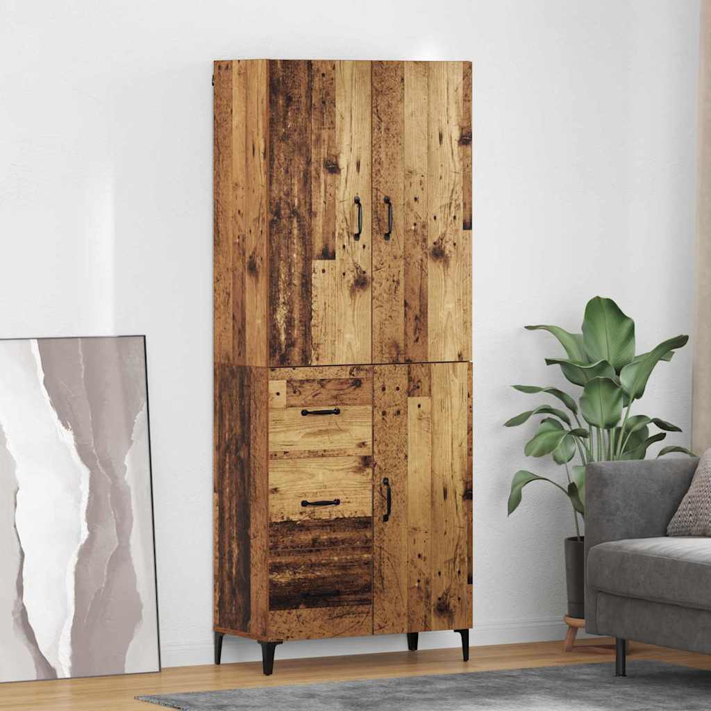 Highboard Staro drvo 69,5 x 34 x 180 cm Konstruirano drvo