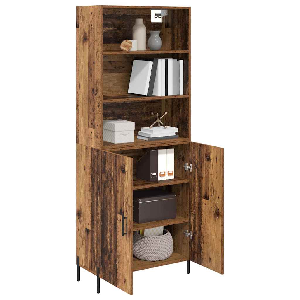 Highboard Staro drvo 69,5 x 32,5 x 180 cm Konstruirano drvo