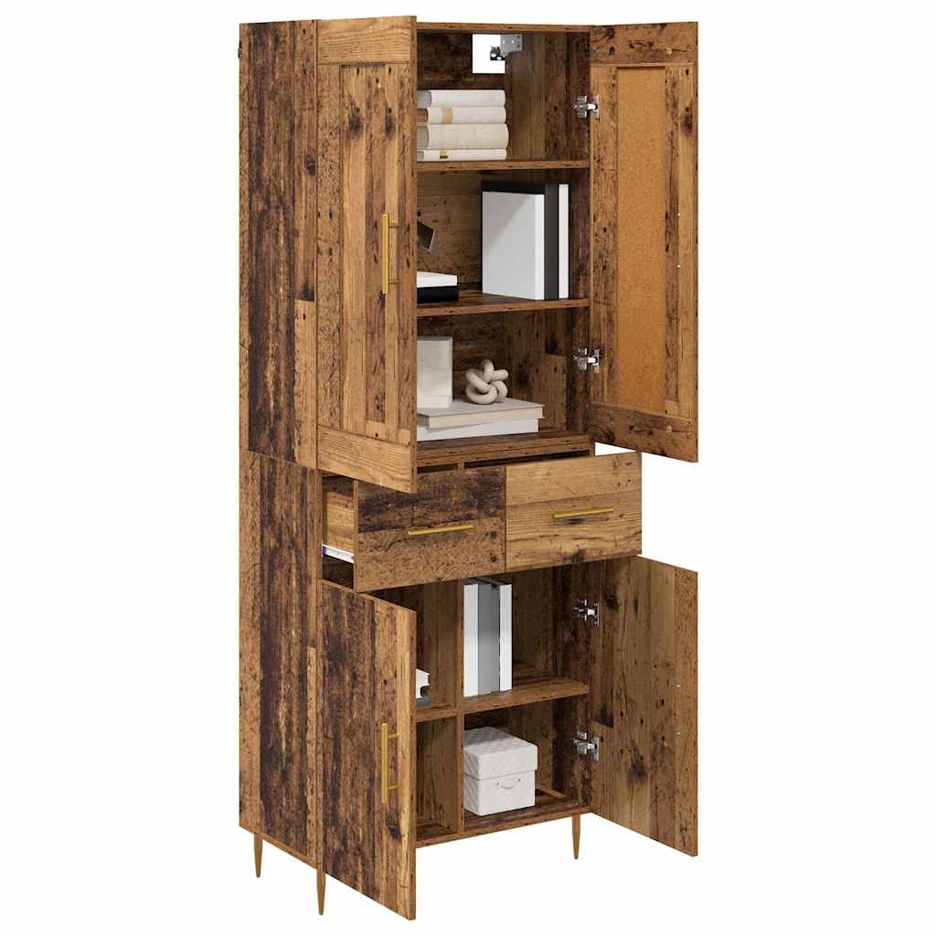 Highboard Staro drvo 69,5 x 34 x 180 cm Konstruirano drvo