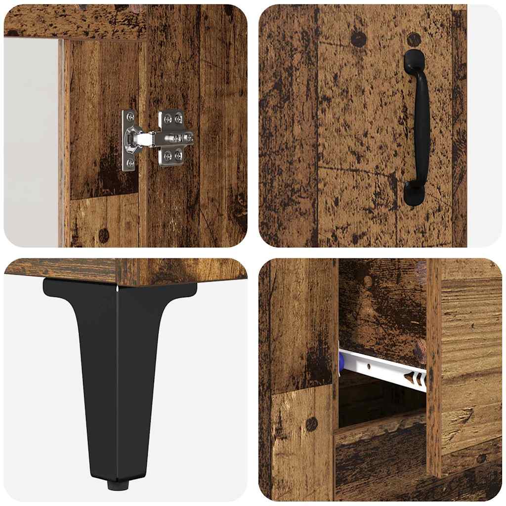 Highboard Staro drvo 69,5 x 34 x 180 cm Konstruirano drvo