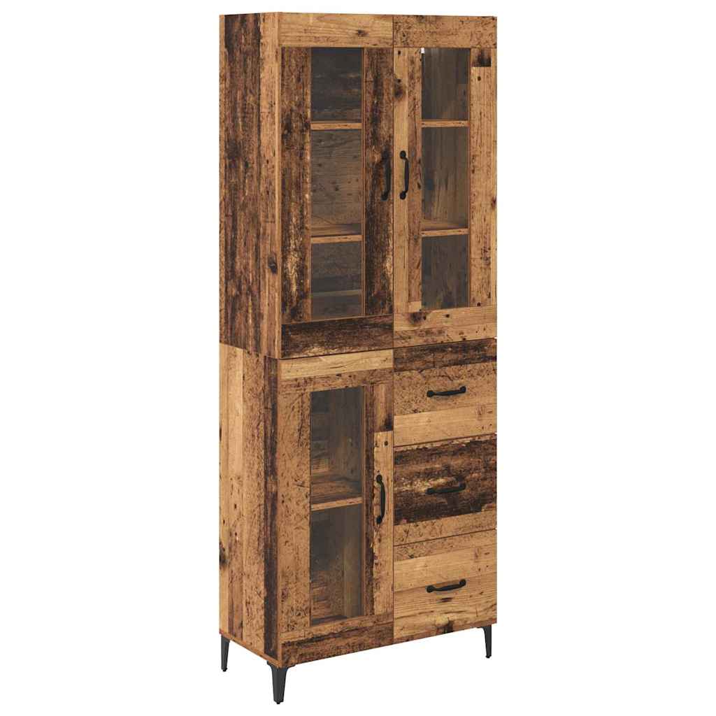 Highboard Staro drvo 69,5 x 34 x 180 cm Konstruirano drvo
