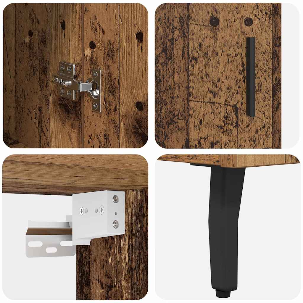 Highboard 2 kom. Staro drvo 69,5 x 34 x 180 cm