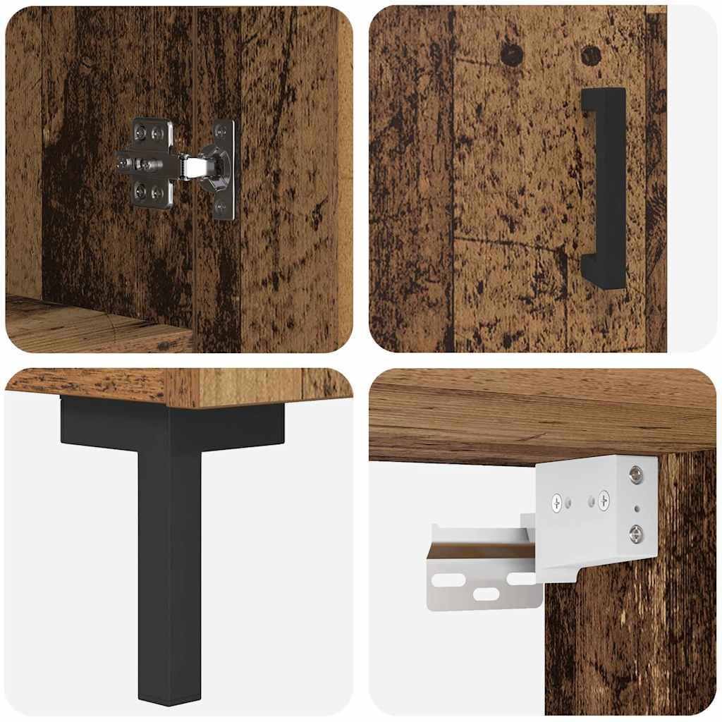 Highboard Staro drvo 69,5 x 34 x 180 cm Konstruirano drvo