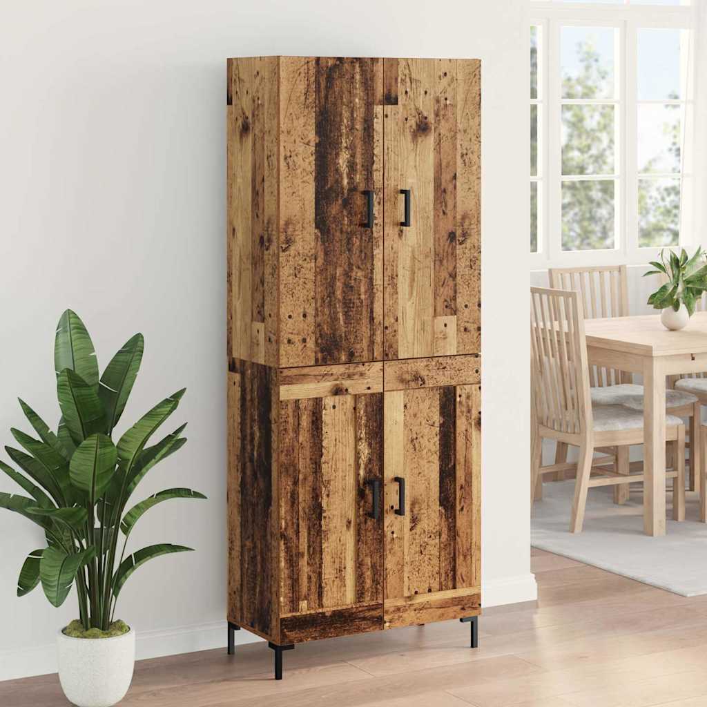 Highboard Staro drvo 69,5 x 34 x 180 cm Konstruirano drvo