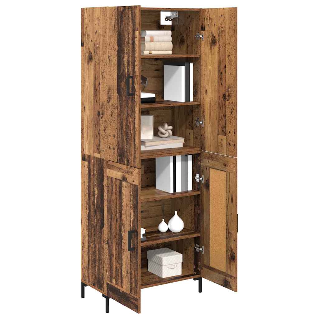 Highboard Staro drvo 69,5 x 34 x 180 cm Konstruirano drvo