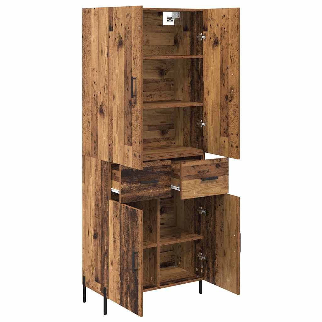 Highboard Staro drvo 69,5 x 34 x 180 cm Konstruirano drvo