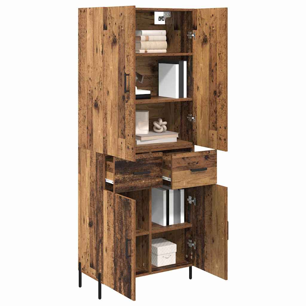 Highboard Staro drvo 69,5 x 34 x 180 cm Konstruirano drvo