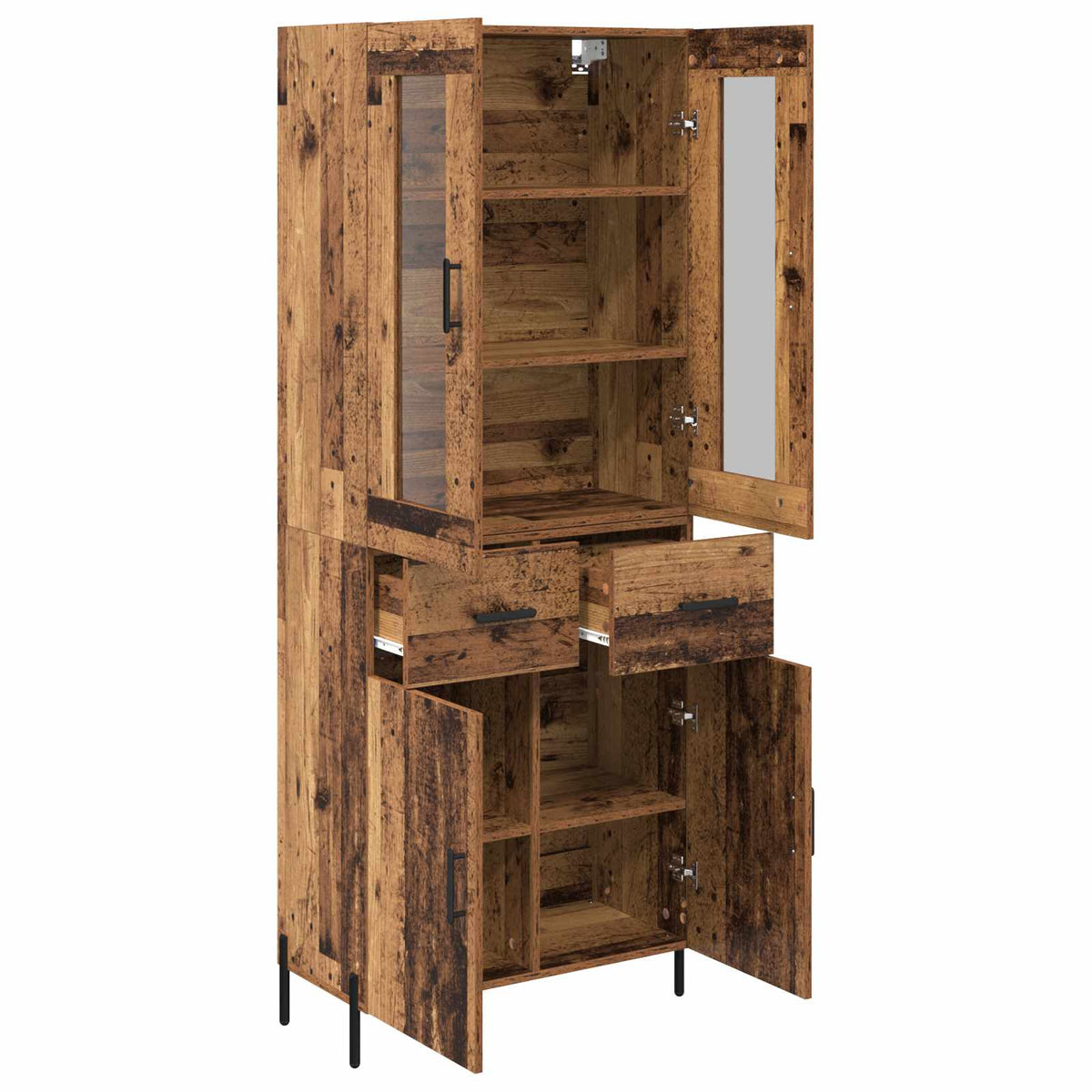 Highboard Staro drvo 69,5 x 34 x 180 cm Konstruirano drvo