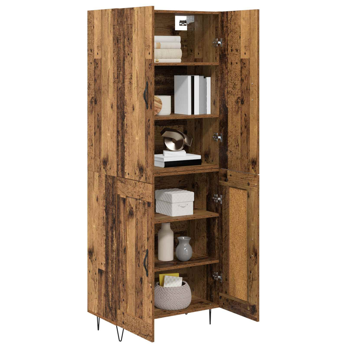 Highboard 2 kom. Staro drvo 69,5 x 34 x 180 cm
