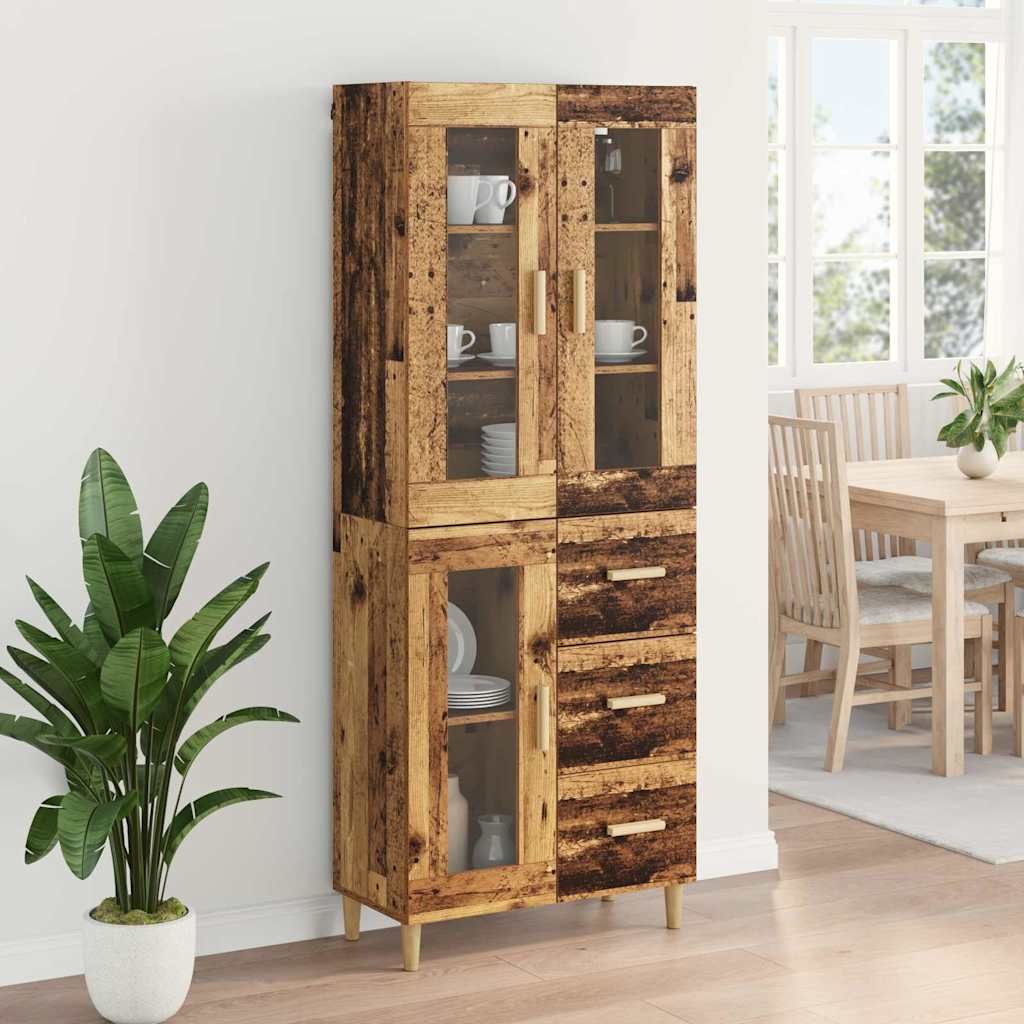 Highboard Staro drvo 69,5 x 34 x 180 cm Konstruirano drvo