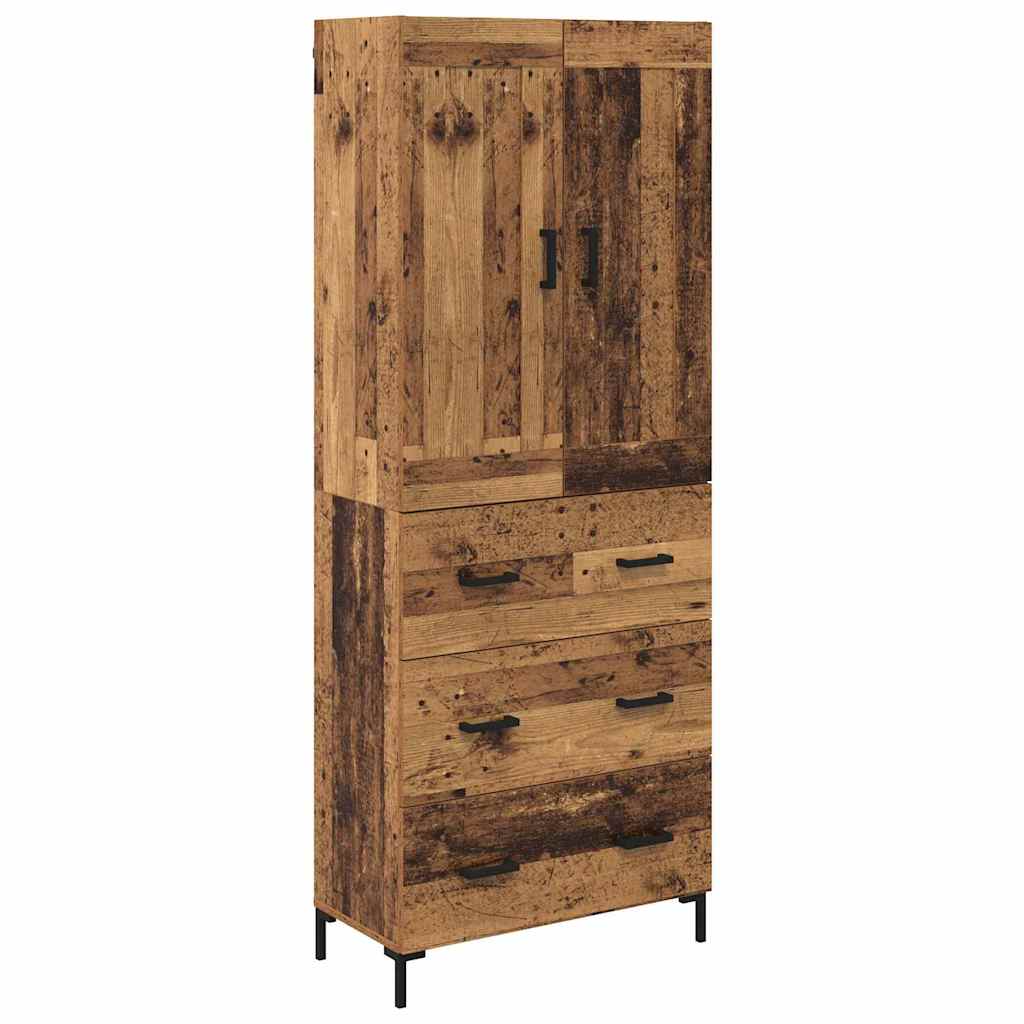 Highboard 2 kom. Staro drvo 69,5 x 34 x 180 cm