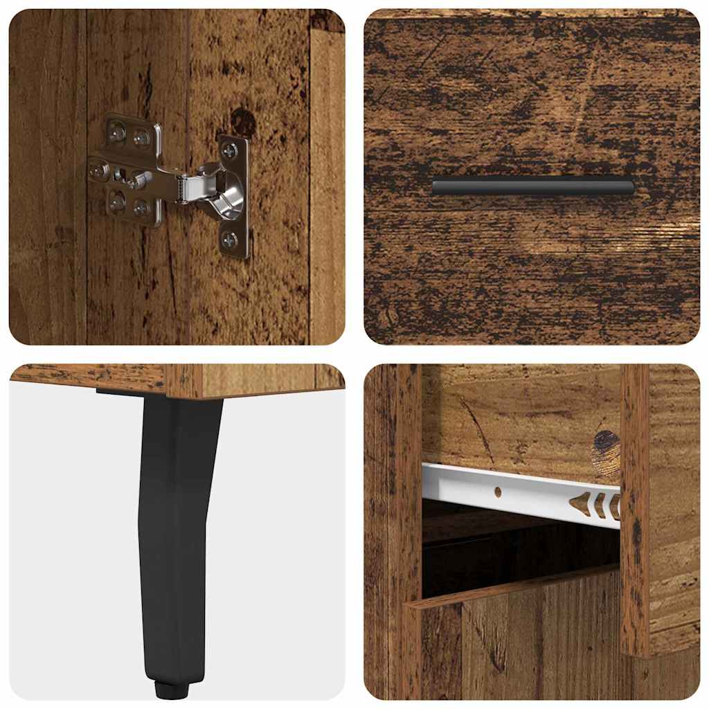 Highboard s ladicama Staro drvo 69,5 x 34 x 180 cm