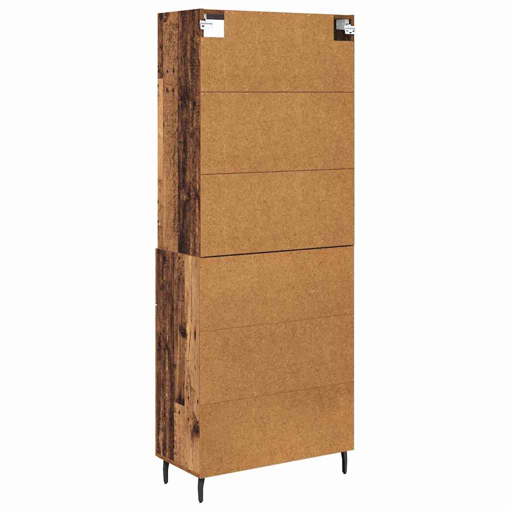 Highboard s ladicama Staro drvo 69,5 x 34 x 180 cm
