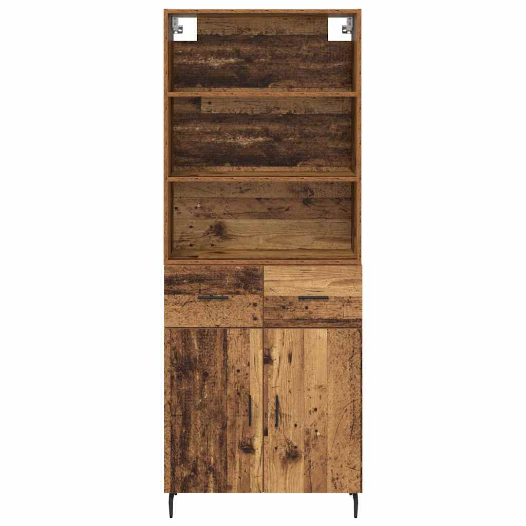 Highboard s ladicama Staro drvo 69,5 x 34 x 180 cm