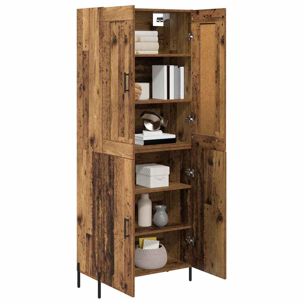 Highboard 2 kom. Staro drvo 69,5 x 34 x 180 cm