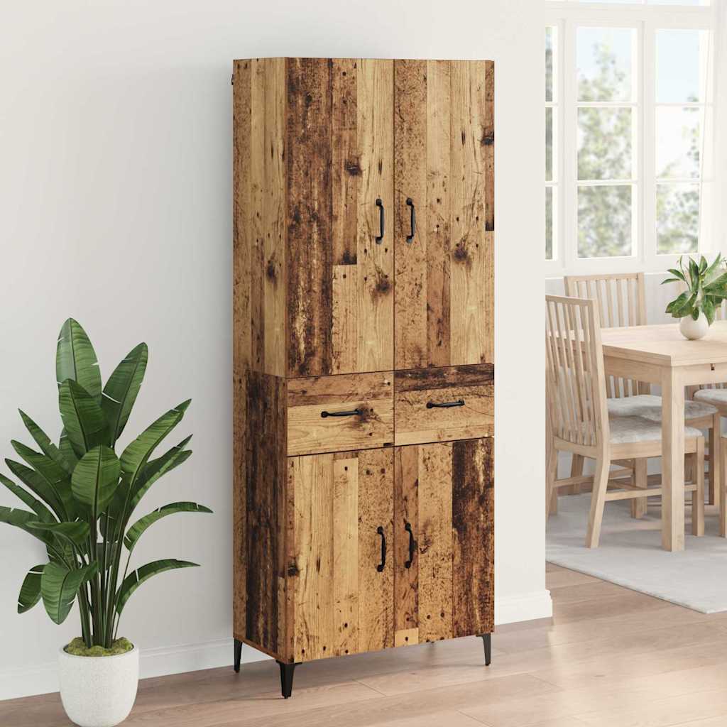 Highboard Staro drvo 69,5 x 34 x 180 cm Konstruirano drvo