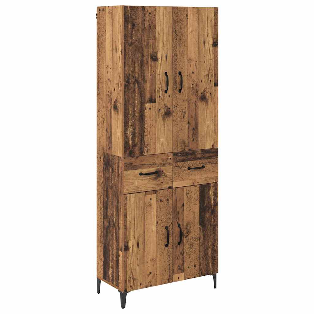 Highboard Staro drvo 69,5 x 34 x 180 cm Konstruirano drvo