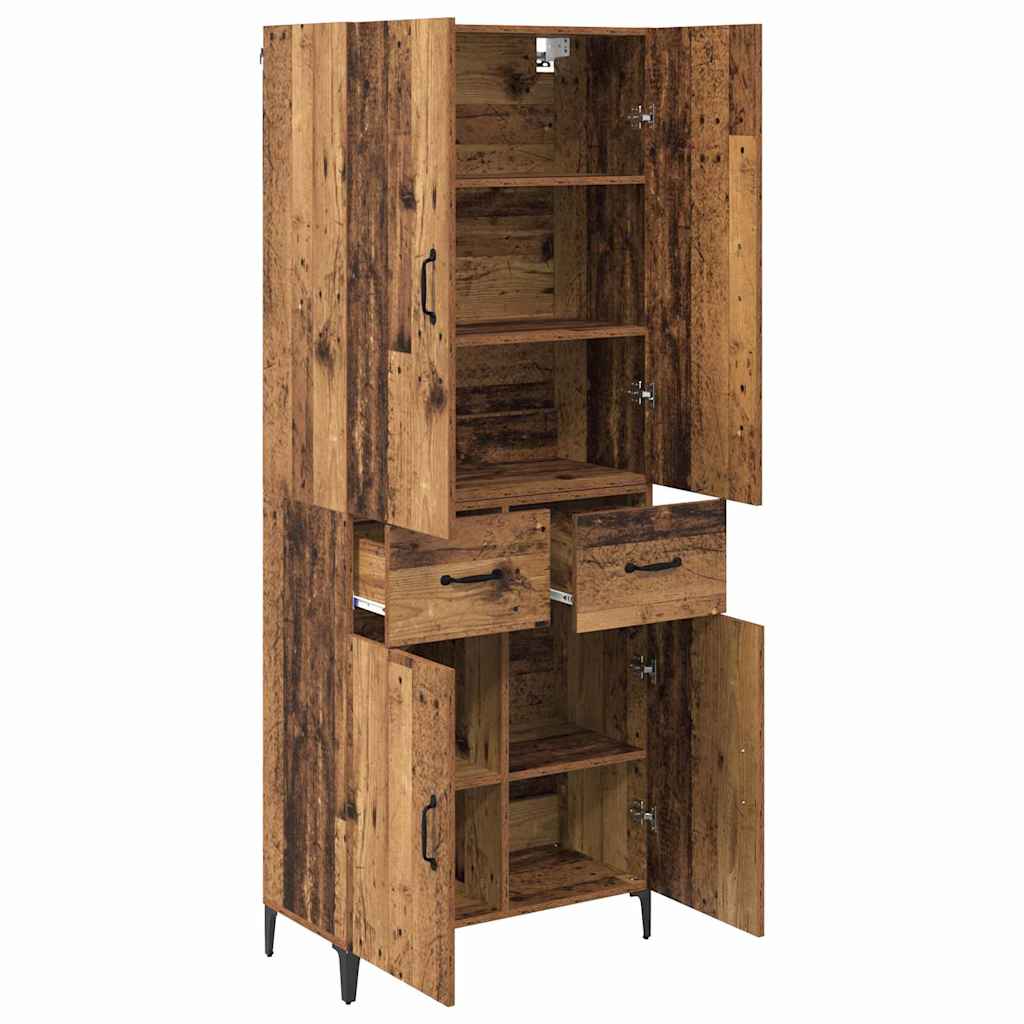 Highboard Staro drvo 69,5 x 34 x 180 cm Konstruirano drvo
