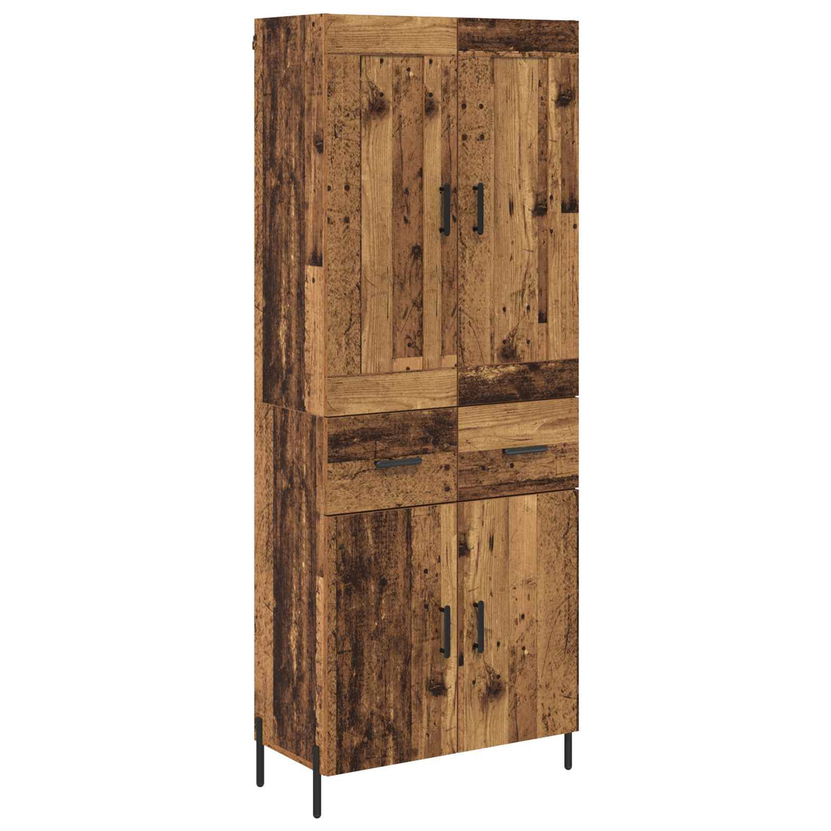 Highboard 2 kom. Staro drvo 69,5 x 34 x 180 cm