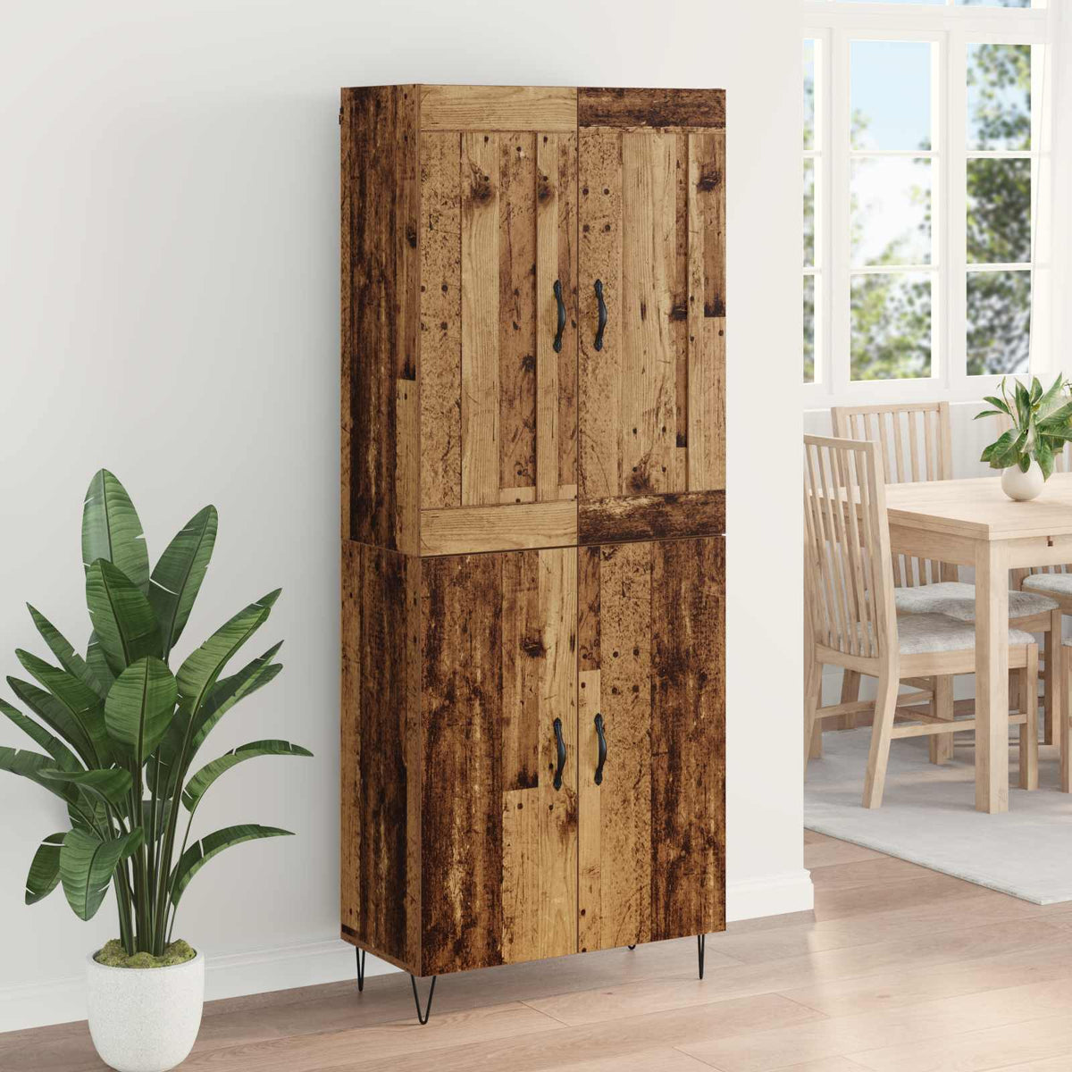 Highboard Staro drvo 69,5 x 34 x 180 cm Konstruirano drvo