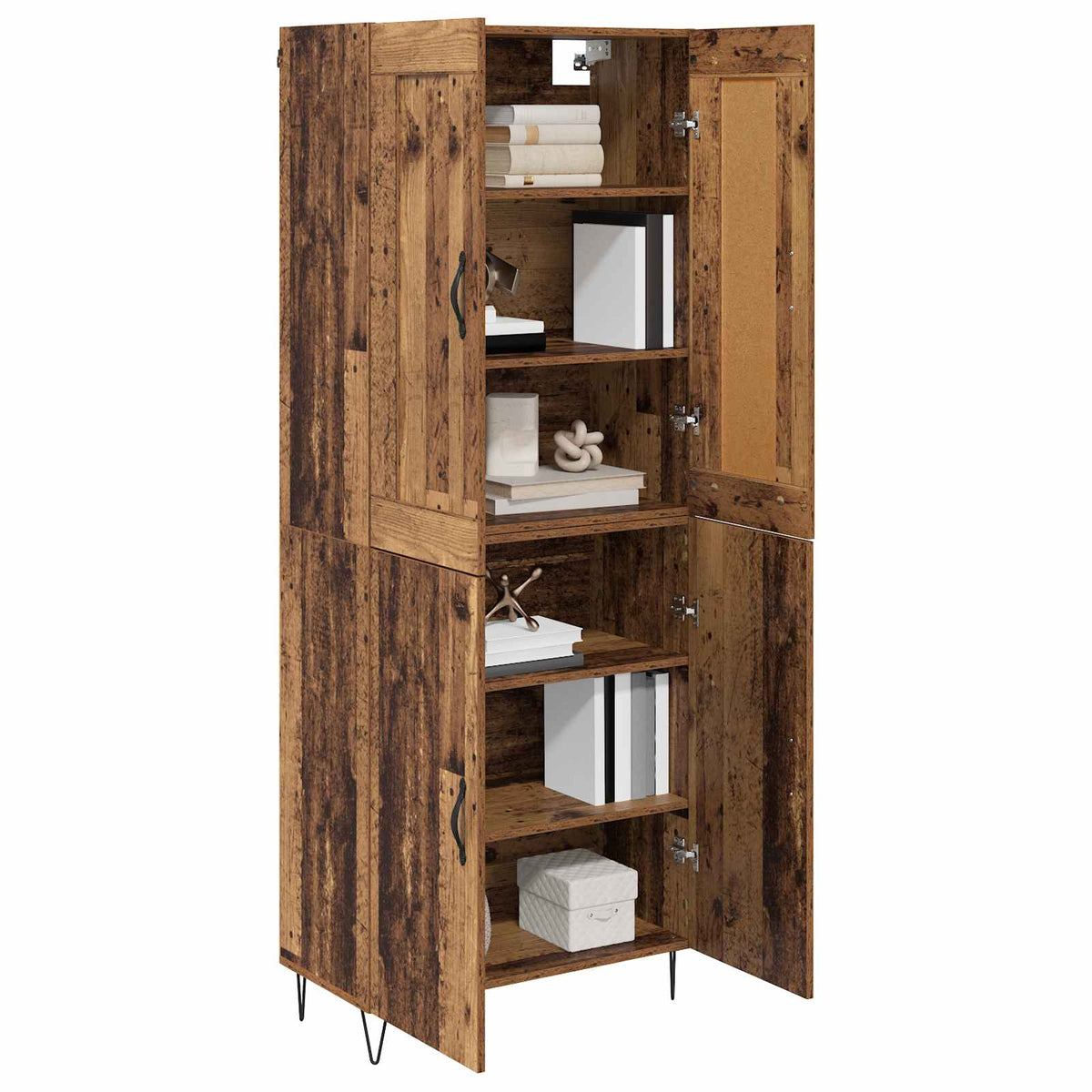 Highboard Staro drvo 69,5 x 34 x 180 cm Konstruirano drvo