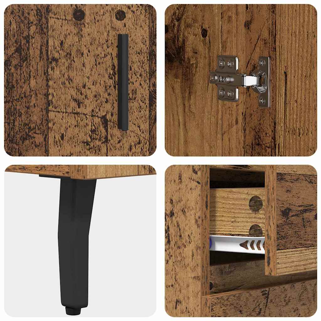 Highboard s ladicama Staro drvo 69,5 x 34 x 180 cm