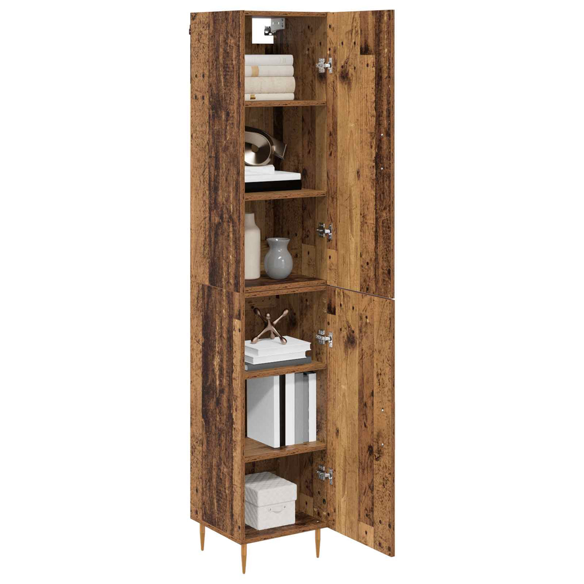 Highboard 2 kom. Staro drvo 34,5 x 34 x 180 cm