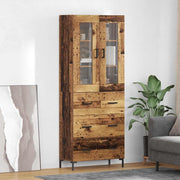Highboard 2 kom. Staro drvo 69,5 x 34 x 180 cm