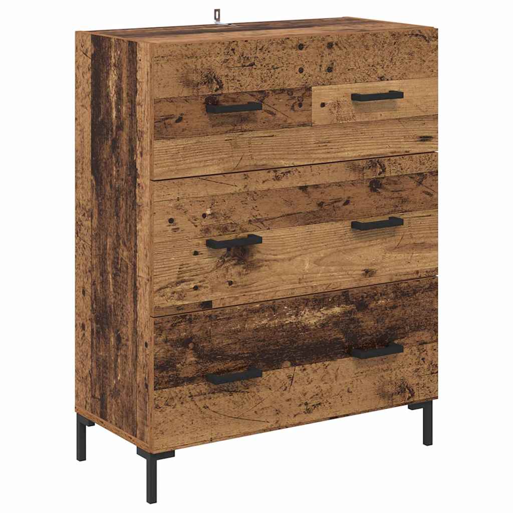 Highboard 2 kom. Staro drvo 69,5 x 34 x 180 cm