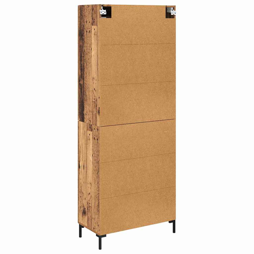 Highboard 2 kom. Staro drvo 69,5 x 34 x 180 cm