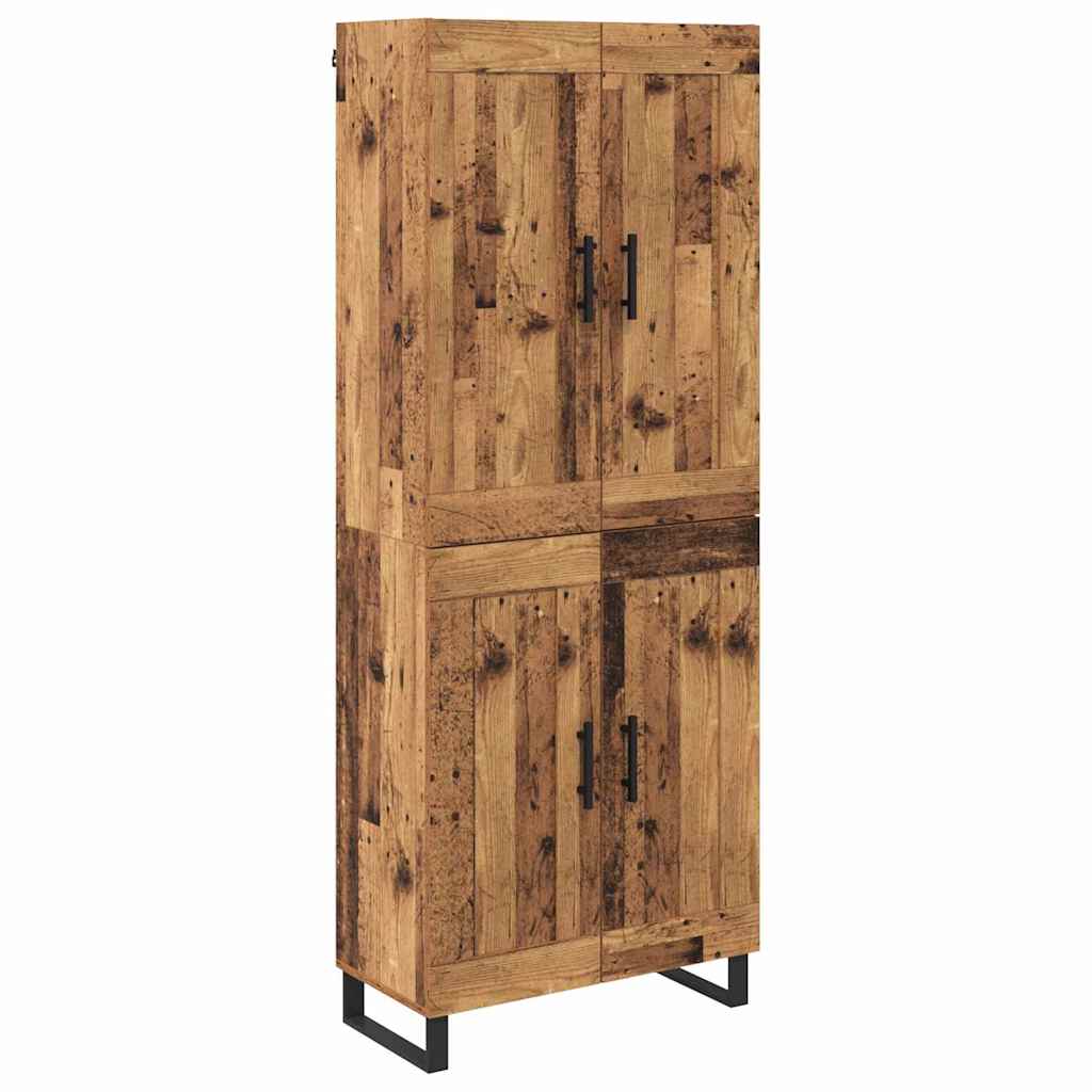 Highboard 2 kom. Staro drvo 69,5 x 34 x 180 cm