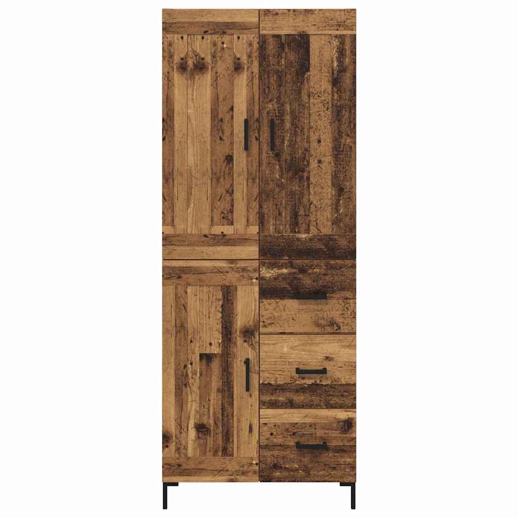 Highboard 2 kom. Staro drvo 69,5 x 34 x 180 cm