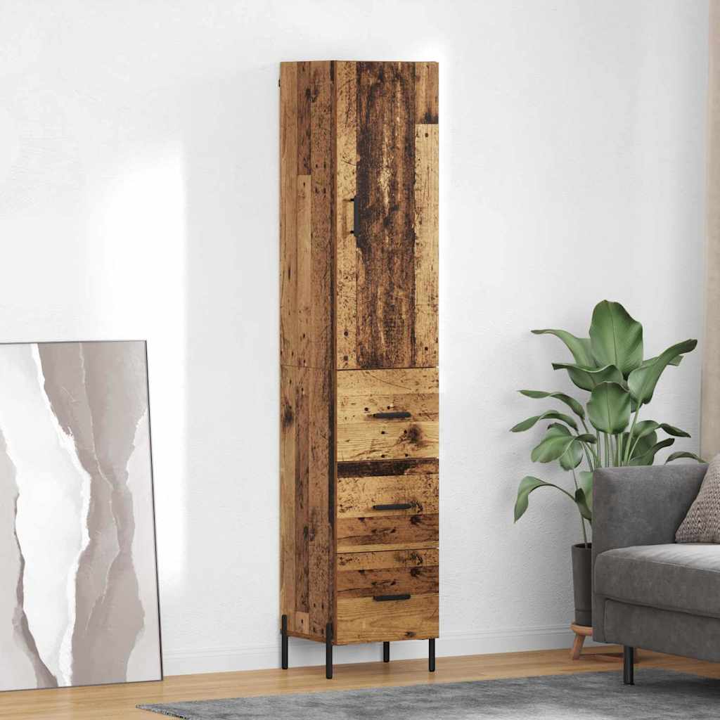 Highboard Staro drvo 34,5 x 34 x 180 cm Konstruirano drvo