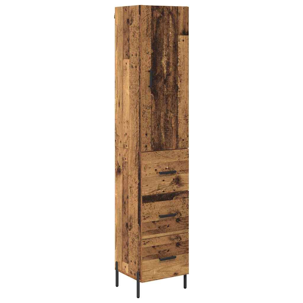 Highboard Staro drvo 34,5 x 34 x 180 cm Konstruirano drvo