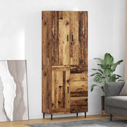 Highboard 2 kom. Staro drvo 69,5 x 34 x 180 cm