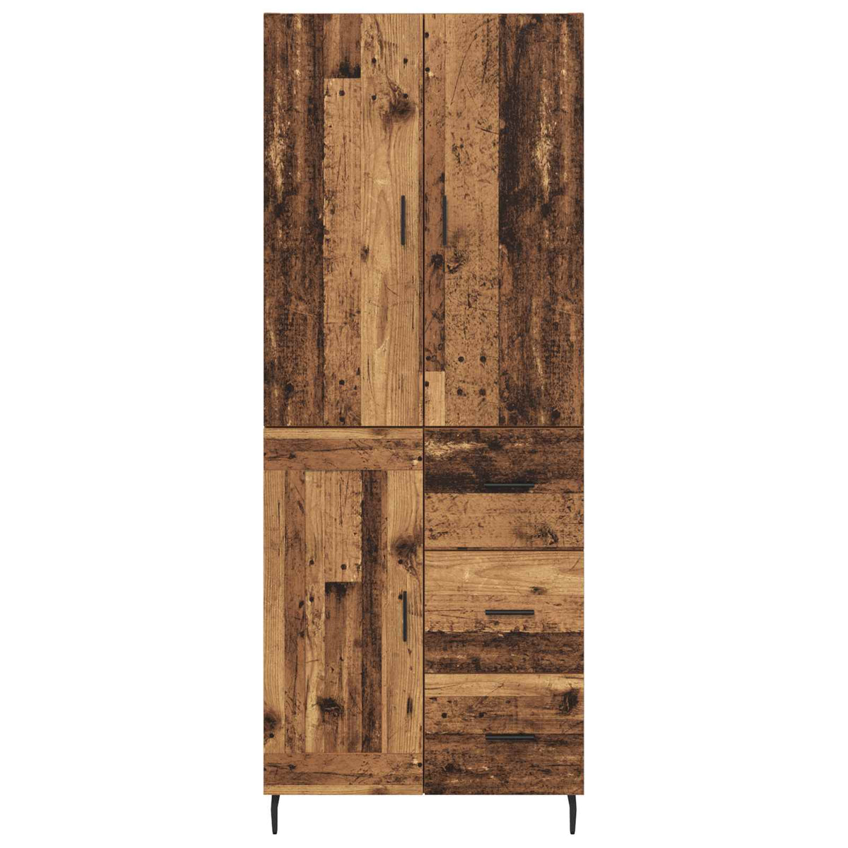 Highboard 2 kom. Staro drvo 69,5 x 34 x 180 cm