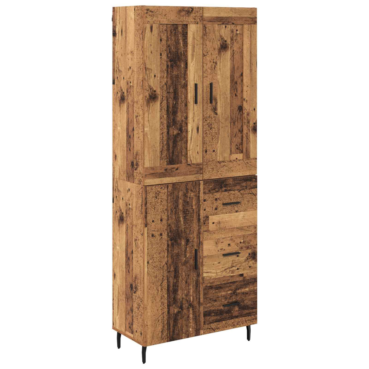 Highboard 2 kom. Staro drvo 69,5 x 34 x 180 cm