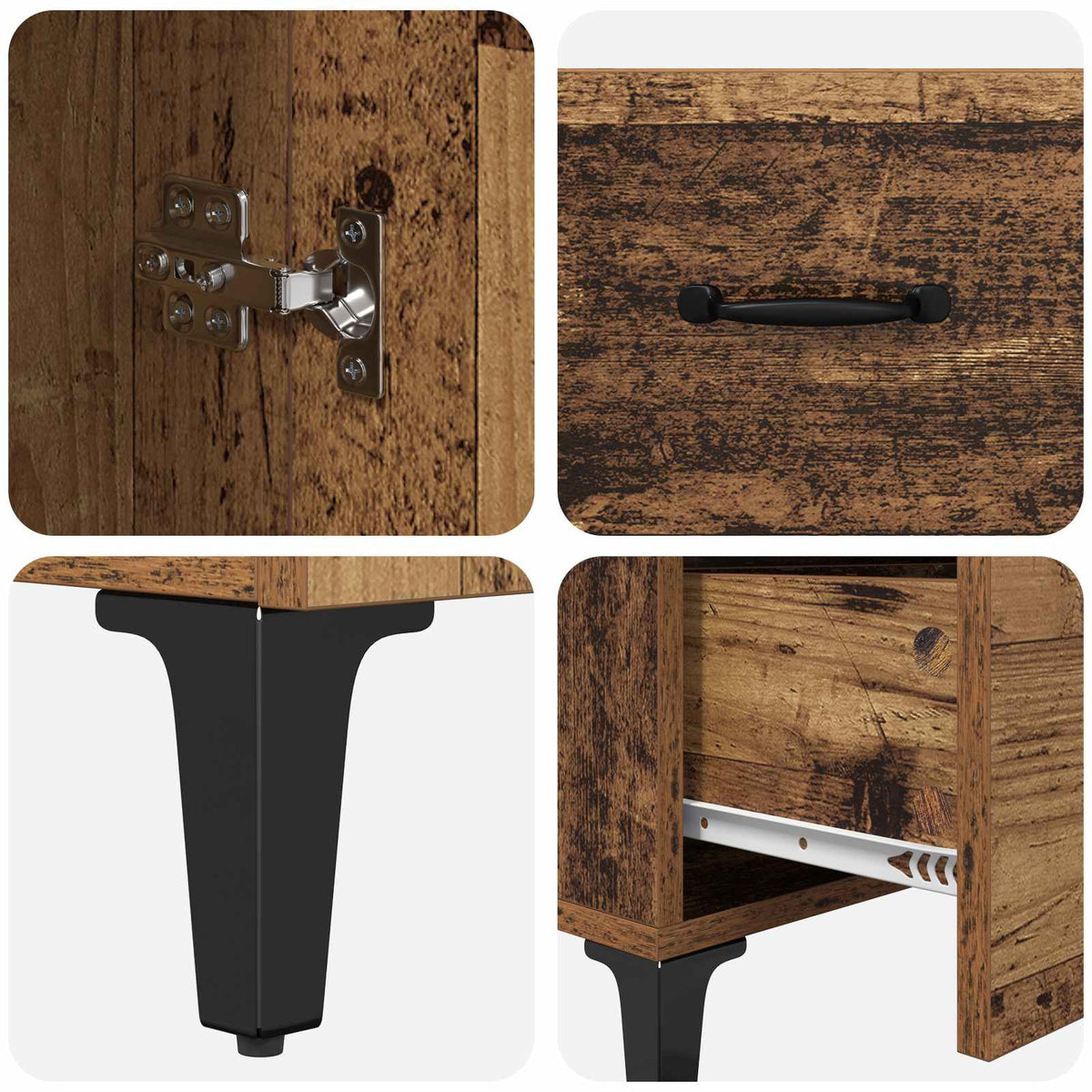 Highboard Staro drvo 69,5 x 34 x 180 cm Konstruirano drvo