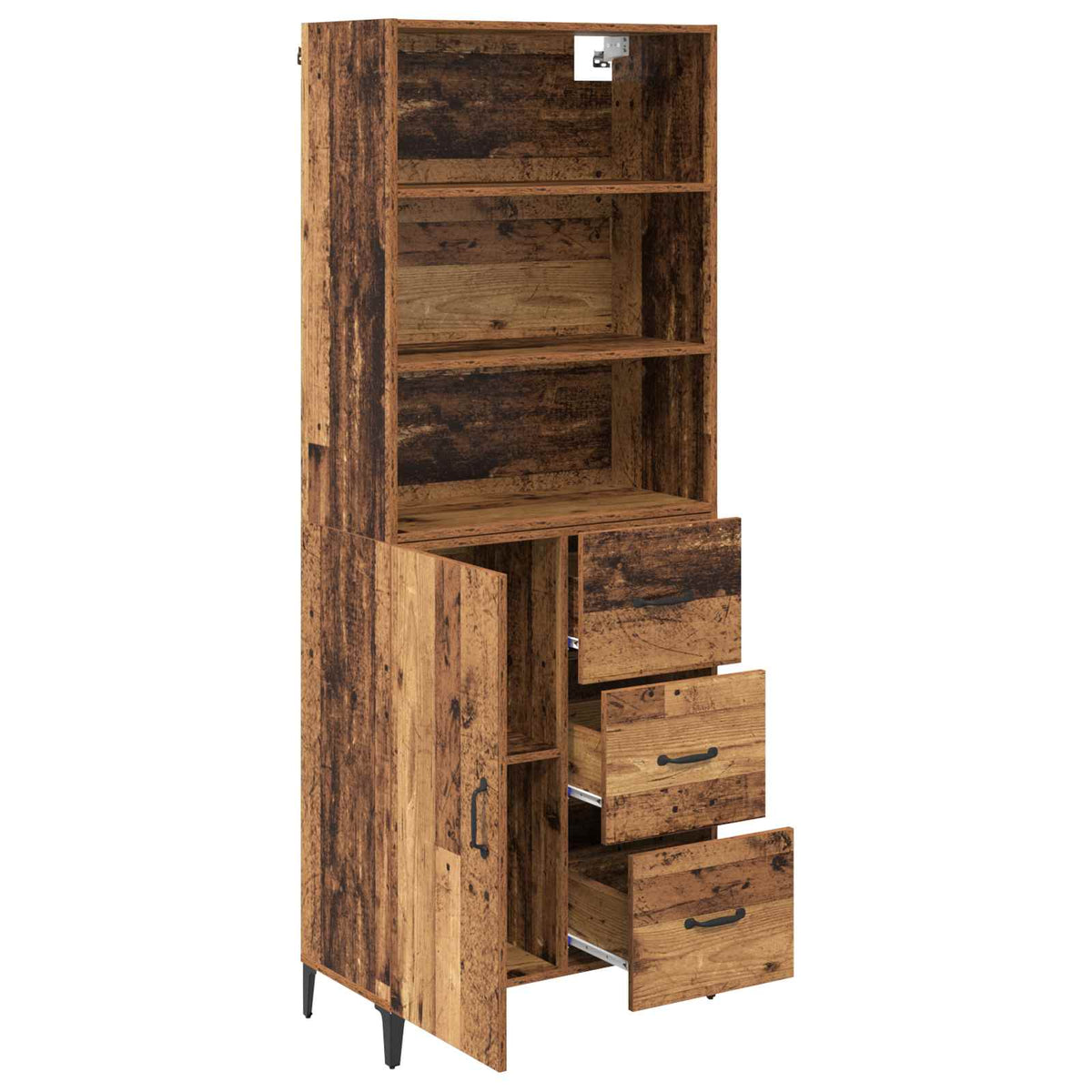 Highboard Staro drvo 69,5 x 34 x 180 cm Konstruirano drvo