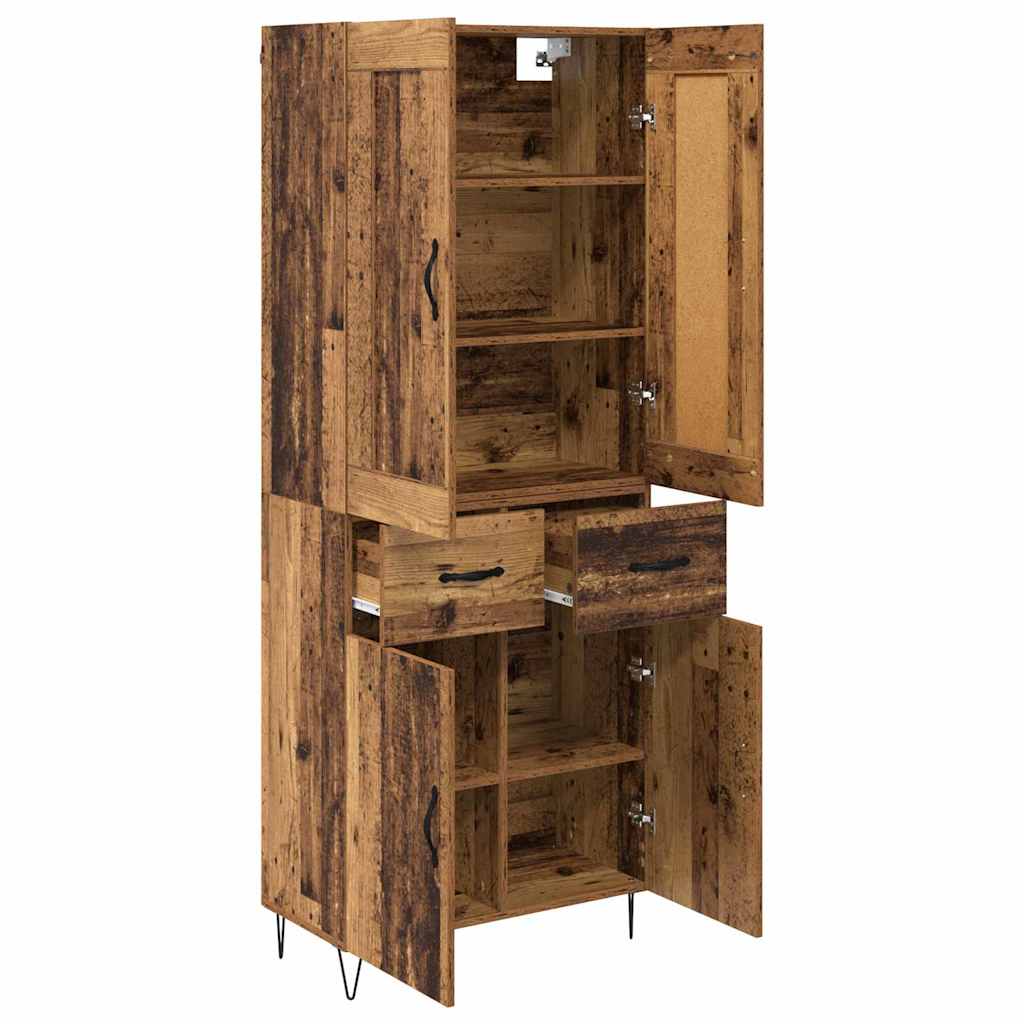 Highboard Staro drvo 69,5 x 34 x 180 cm Konstruirano drvo
